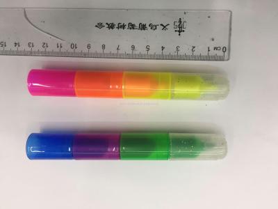 six in one  fluorescent pen, mini highlighter pen