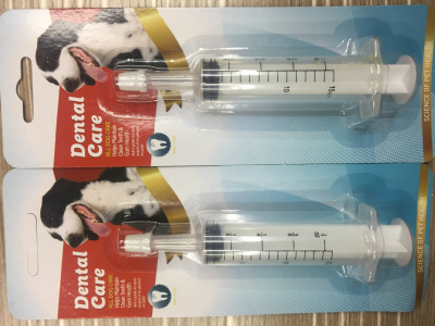 Pet supplies cat and rabbit general needle tube feeder wholesale