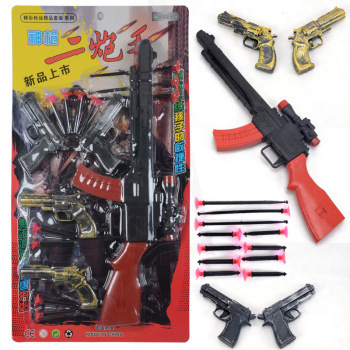 Produced and sold second artillery soft gun military toy gun model boy toy stall night market hot sales