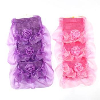 Rose hanging bag lace receiving bag new style hanging bag cheap hanging bag gift hanging bag