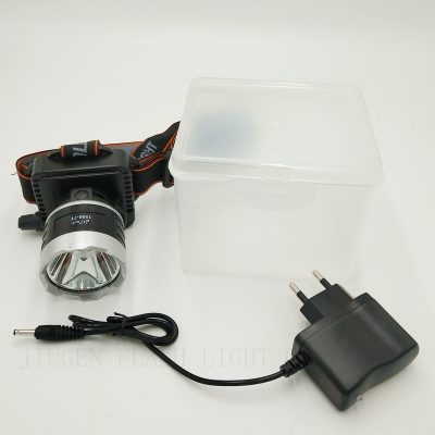 Jiugen torch jd1598-7t 3W aluminum light cup rechargeable headlamp with dimming
