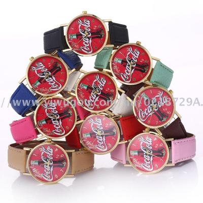Fashionable cola element student belt gift watches sell well in summer
