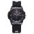 Foreign trade new style fashionable hot - selling big watch belt gun black sport personality  watch men's watch