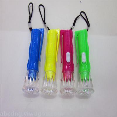 Small hand electricity is convenient to carry hook hanging rope flashlight manufacturer direct sale 117