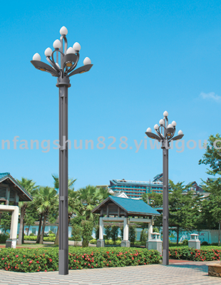 New Characteristic Ethnic Style 1200 Series Integrated Led Magnolia Courtyard Landscape Lamp
