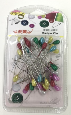 Double bubble shell pearlescent needle, pear shaped needle combination