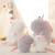Led Colorful Luminous Cute and Soft down Cotton Unicorn Pang Ding round Rolling Unicorn Plush Toy Doll