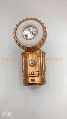 Solar lamp camping lamp mine lamp fishing lamp USB charger