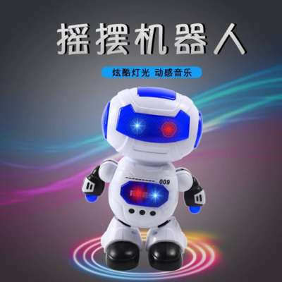 Hot Sale Dancing Robot Colorful Light Music One-Click Dancing Electric Space Dancing Robot