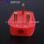 British 13A 3 flat pin top plug red color case with indicator light fuse