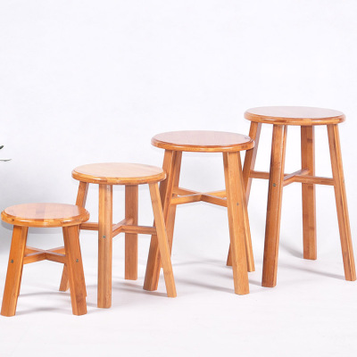 Factory direct sale leisure stool small stool nanzhu small round stool children low stool