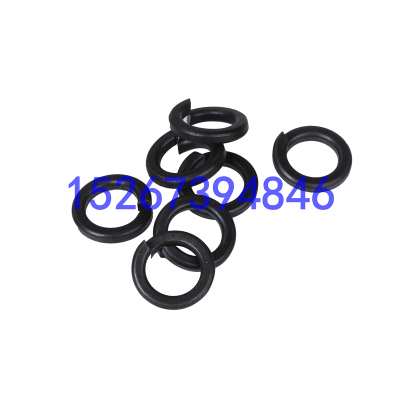 Manufacturer direct selling fasteners accessories black washer elastic washer black opening gasket