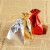 Spot Gold and Silver Hongjin Cloth Bag Drawstring Ornament Tying Packing Machine Crafts Gift Bag of Cosmetics Batch 7x9cm