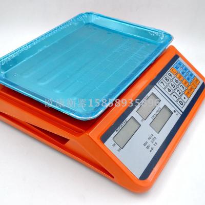 Selling vegetables electronic scale waterproof scale 40kg commercial small scale fruit market weight scale