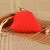 12 * 15cm Gold Mouth Golden Edge Red Ornament Earphone Buddha Beads Flannel Pouch Pocket Gift Packaging Bag