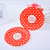 Birthday party supplies 7 \"9\" dot paper plate Korean wave point cake plate party disposable barbecue plate