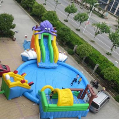facturers direct large amusement equipment inflatable castle air slide pool combination naughty castle
