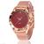 Foreign trade hot style fashion sales rose gold contracted mantianxingnet with a watch quartz watch