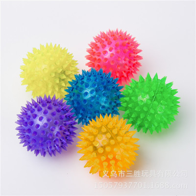7.5 pet toy ball with puncture ball TPR prick ball massage elastic ball rubber ball cleaning teeth grinding