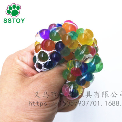 5.0 colorful water bead grape ball vent ball creative pressure ball strange squeeze release toys for adult children gifts