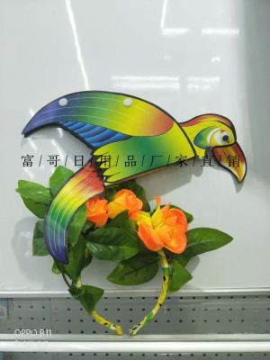 Color bird comb hair hoop custom