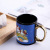 Ceramic Cup Mark Cup Creative Gift Unicorn Temperature Sensing Discoloration Cup Gold Handle