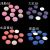 Multicolor Resin Beads 16mm 100pcs AB Colors Glue On Stones Flatback Round Rhinestones For Wedding Dress Bags Shoes 