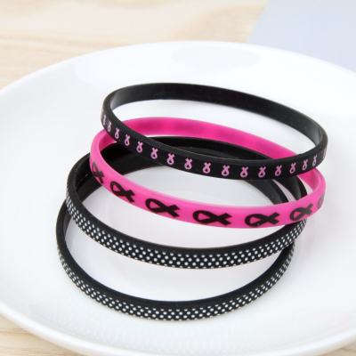 Manufacturer spot wholesale silica gel bracelet color pattern energy bracelet style fashion logo customized