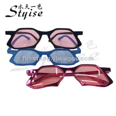 Super popular style funny photo style decorative sunglasses street night club fashion sunglasses 18244
