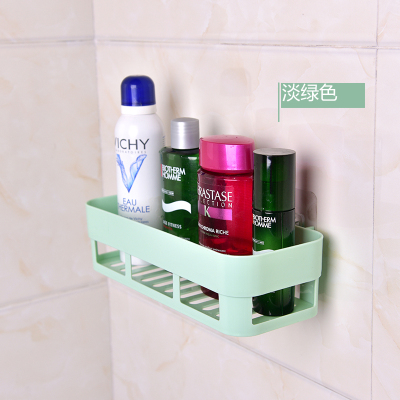Avoid punching hole bathroom kitchen rack wall hanging soap rack toilet toilet suction wall type collection rack.