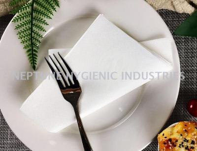 Hotel napkin customized LOGO manufacturers direct foreign trade printed paper napkin square export 24*24cm