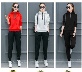 The spring and autumn leisure sports suit is fashionable and slim