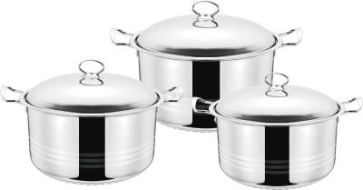 Stainless steel five-piece set pan