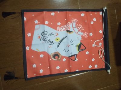 Decorative Crafts Daily Necessities Large Fortune Cat Hanging Painting 45x65