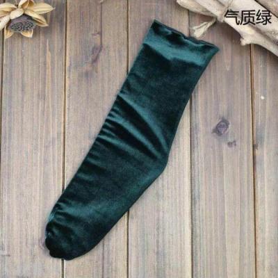 Duoyan new style golden fleece socks for women 2018 tube socks