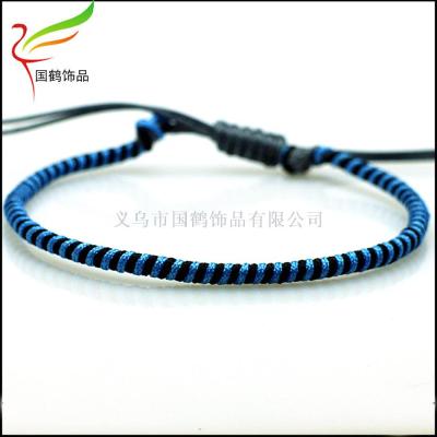 Jade wire nylon hand loop hand wound Bracelet