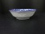 Daily ceramic bone porcelain bowl cutlery 7 \"aviation bowl blue and white