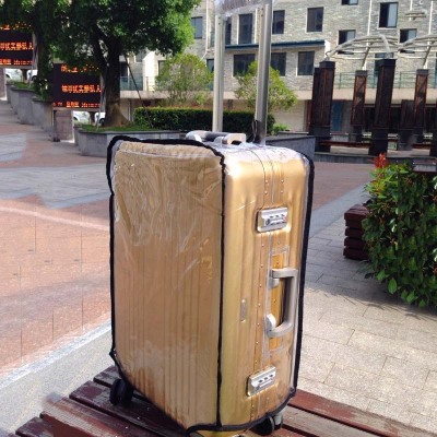 rod suitcase travel case universal transparent protective cover waterproof, dustproof and wear-resistant