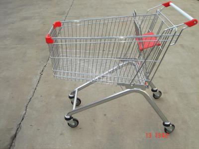 European shopping cart supermarket trolley metal supermarket trolley 60L/ 80/100/125l /150L