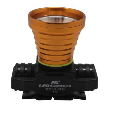 Outdoor strong bald head lamp lithium battery rechargeable head USES super bright long range fishing nightjun miner lamp