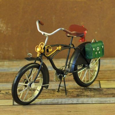 Vintage Chinese bicycle model setting living room study bar decorative arts and crafts creative gift collection