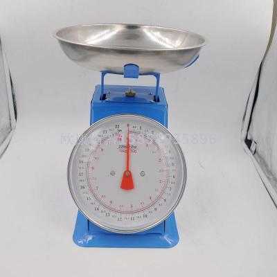  household kitchen scales old - fashioned dial mechanical scales pointer spring fragrant hill gold leaf 25KG