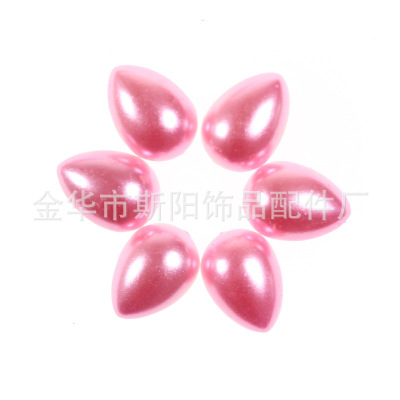 Manufacturers direct color 13*18mm drop pearl wedding accessories high quality imitation pearls do not fade