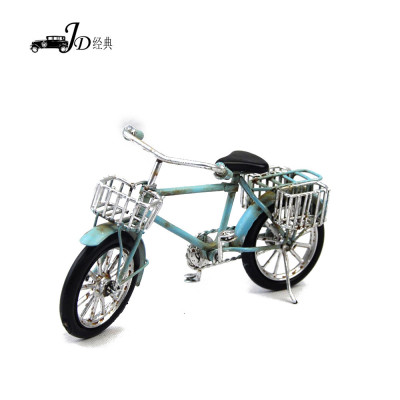 Metal crafts model handcrafted retro iron art mini bike birthday gift home accessories photography props