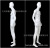 Paint Mannequin Men's Full Body Window Display Stand Handsome Clothing Simulation Dummy Plastic Mannequin