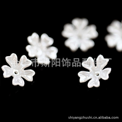Factory direct selling siyang accessories big five flower paint powder pearl snowflake pearl accessories wholesale