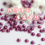 Crazy promotion 4Mm semicircle paint color imitation pearl half plastic beads 8800 packages wholesale