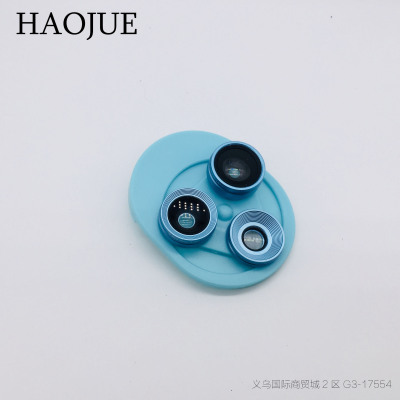 Wide - Angle fisheye macro - range three - in - one lens universal clip mobile phone export to the United States