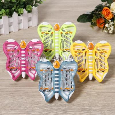 Double net butterfly anti-mosquito lamp mosquito lamp LED small night light catalyst anti-mosquito lamp