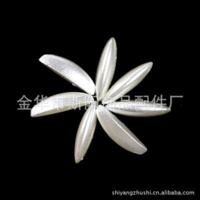 Wholesale 4*15 bulbous horse eye accessories bead Wholesale yiwu imitation pearl toy plastic accessories